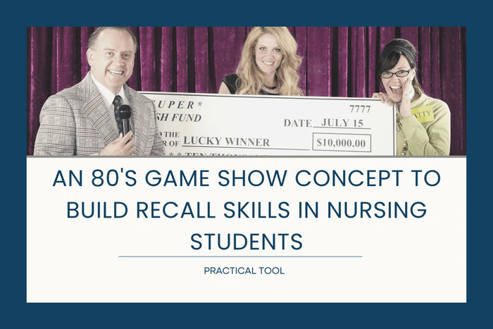 An 80's Game Show Concept to Build Recall Skills in Nursing Students